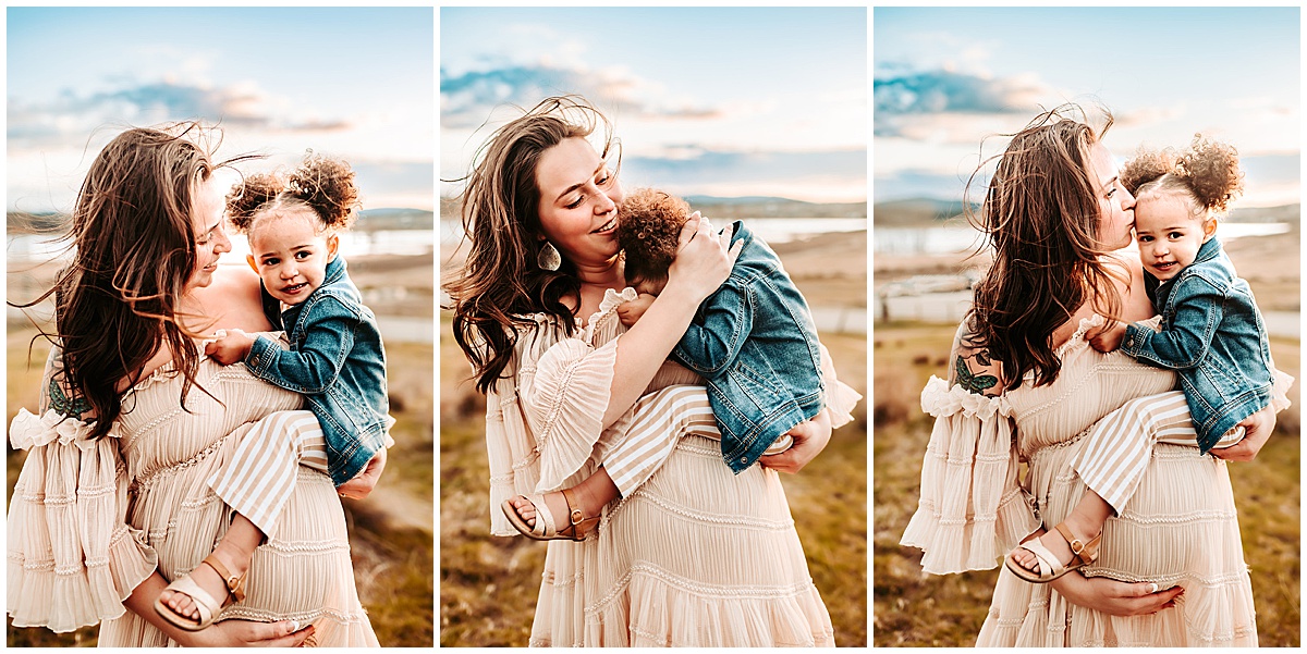 Kylees maternity session photos taken by Spokane photographer Jade Averill Photography